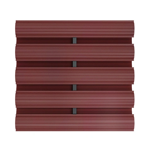 Штакетник Рубин СТАНДАРТ RAL3005, ГЛЯНЕЦ, двусторонний