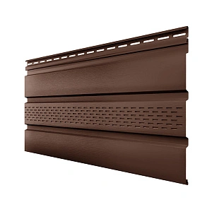 Софит CLASSIC частичной перфорацией, коричневый