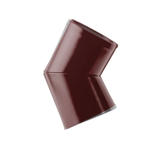 Колено трубы отмет D120/90 RAL 3005, ГЛЯНЕЦ