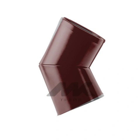 Колено трубы отмет D120/90 RAL 3005, ГЛЯНЕЦ