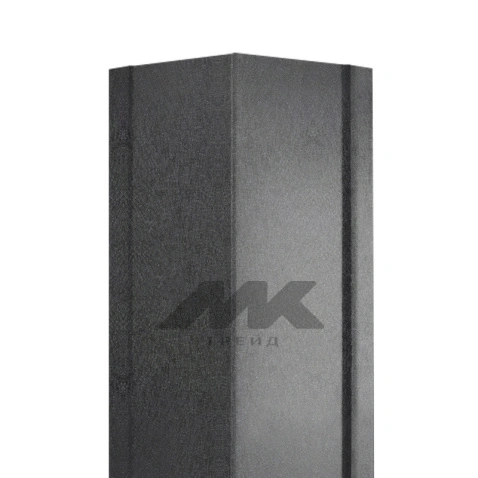 Конек домовидный плоский, КВАРЦ, RAL 7024 (2,0 м)