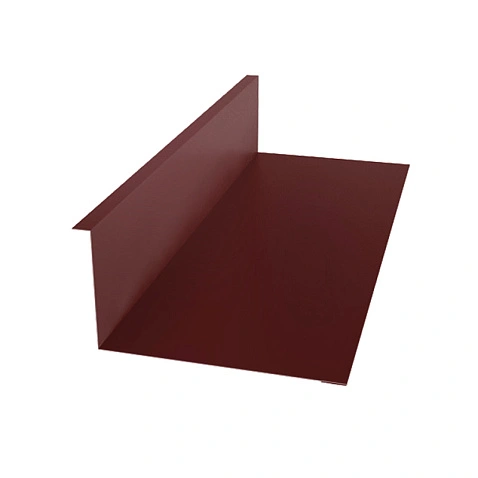 Планка примыкания верхняя 147*250 под штробу, ГЛЯНЕЦ, RAL 3005, 2м.п.