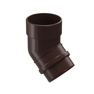 Колено D100  45° Docke Lux, пластиковое RAL8019