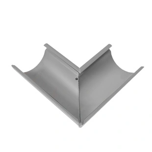 Угол желоба наружный 90°, D120/90, RAL 7004, ExtraMatt