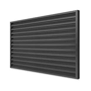 Забор-жалюзи ULTRA (секция в сборе), МАТ, RAL 7021