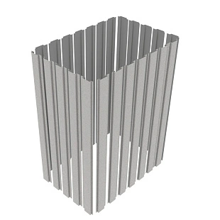 Панель модульной обшивки, ExtraMatt, RAL 7004, 2,5 м.п.