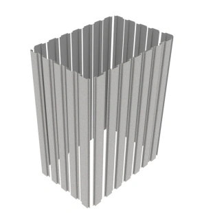 Панель модульной обшивки, ExtraMatt, RAL 7004, 2,5 м.п.