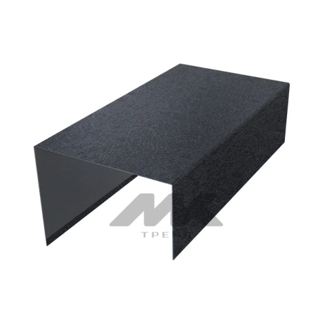 Декоративная накладка на столб 60*60, КВАРЦ, RAL 7024, 2м.п.