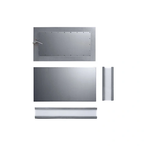 Декоративный элемент (плафон) NORDO 500*276*50мм нерж. 4500К 12В 2,9Вт