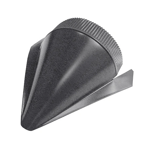 Заглушка конька полукруглого конусная, RAL 7024, КВАРЦ