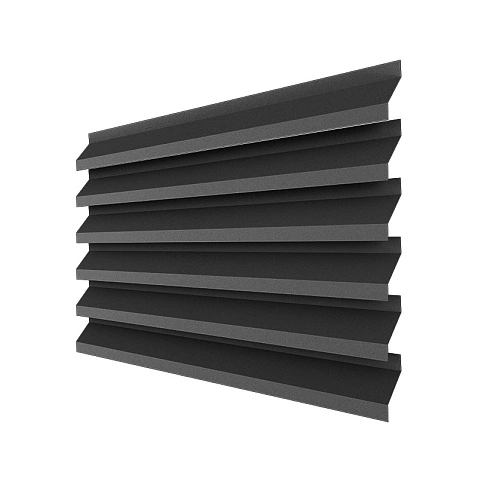 Забор-жалюзи ULTRA (секция в сборе), МАТ, RAL 7021