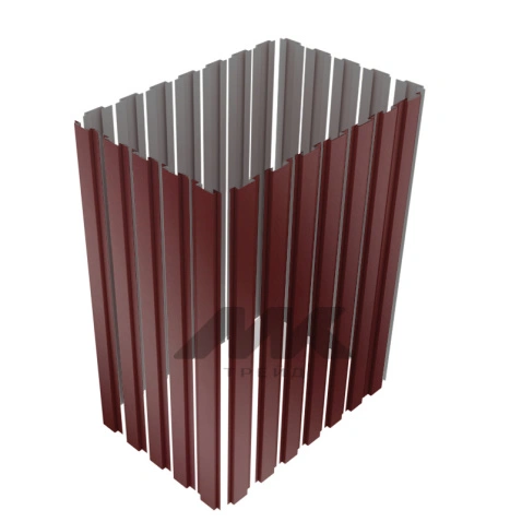 Панель модульной обшивки RAL 3005, ГЛЯНЕЦ, 2,5 м.п.